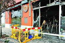 Chamas arrasam restaurante em Lisboa