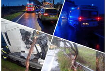 Árvore cai em cima de camião e mata condutor no Montijo	