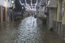 Depressão Elsa inunda ruas de Águeda