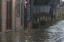 Depressão Elsa inunda ruas de Águeda