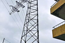 Em Joane, Famalicão um poste quebrou