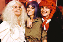 Jessica Athayde com Rita Ferro Alvim e Helena Coelho