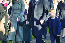 1William e Kate com os filhos, George e Carlota