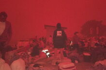 Centenas presas em pontão na Austrália