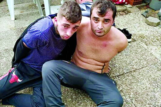 Hugo Saraiva (à esquerda) escapou do TIC com os tios gémeos