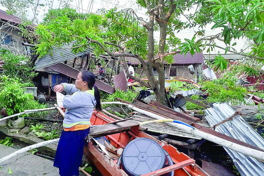 Tufão Phanfone nas Filipinas