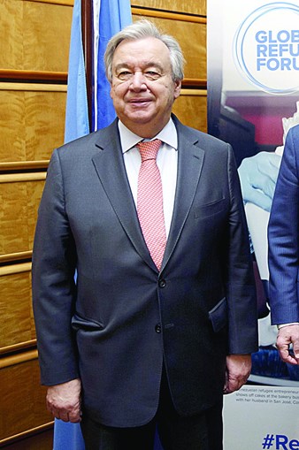 António Guterres recebe 4138,77 euros brutos por mês