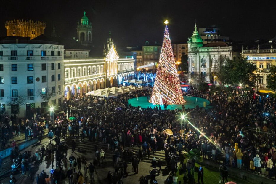 Braga iluminada com mais luzes e 130 espetáculos este Natal