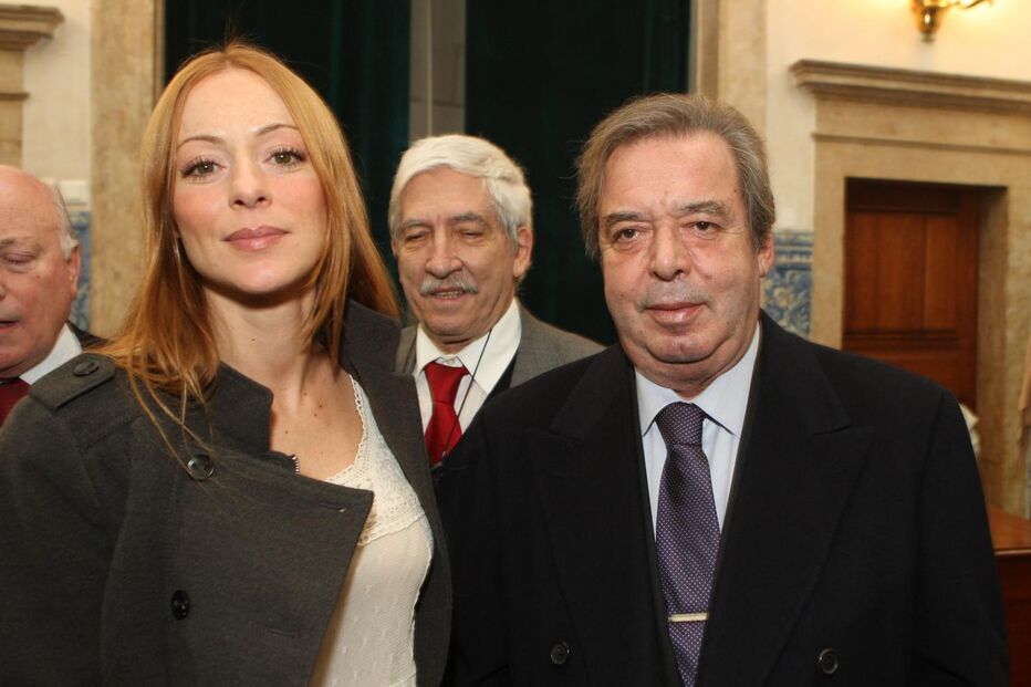 Joana Amaral dias com o pai, Carlos Amaral Dias