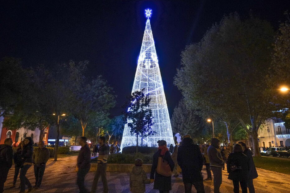 Inauguração das luzes de Natal em Setúbal