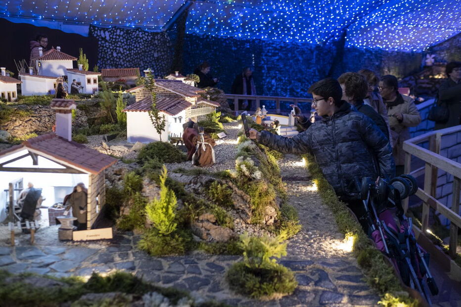 Inauguração do presépio em Coimbra