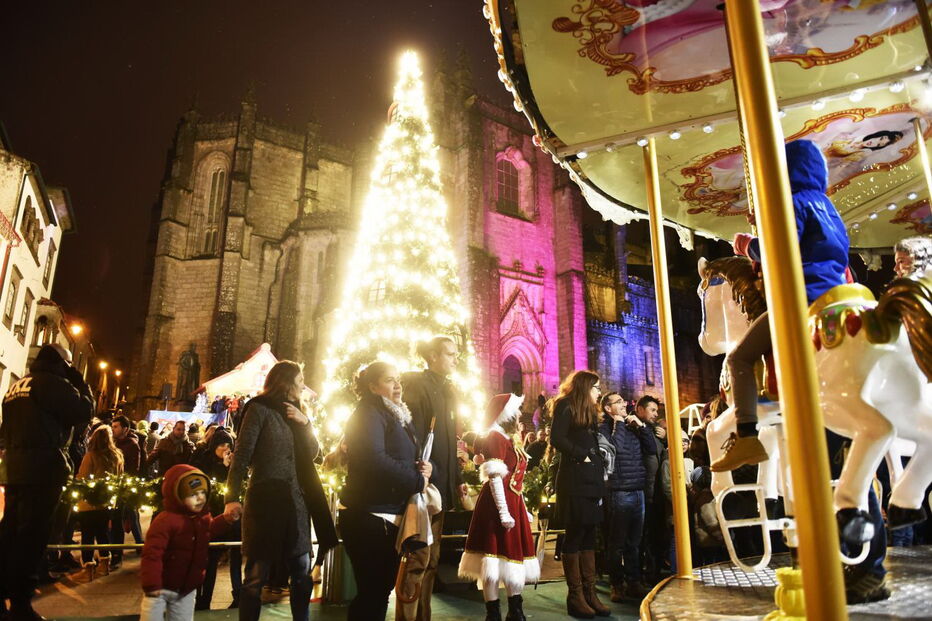 Inauguração das luzes de Natal na Guarda