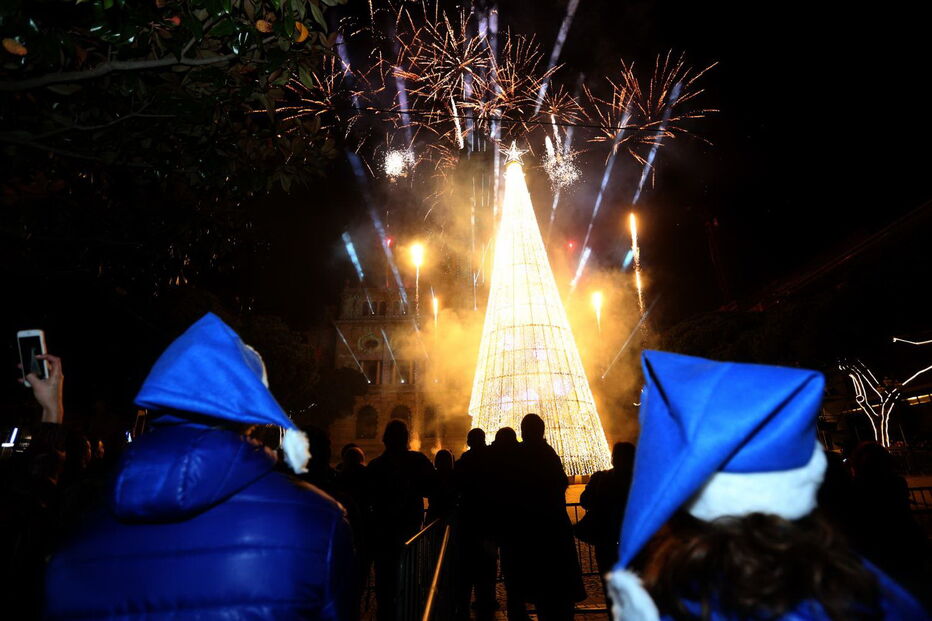 Inauguração das luzes de Natal no Porto
