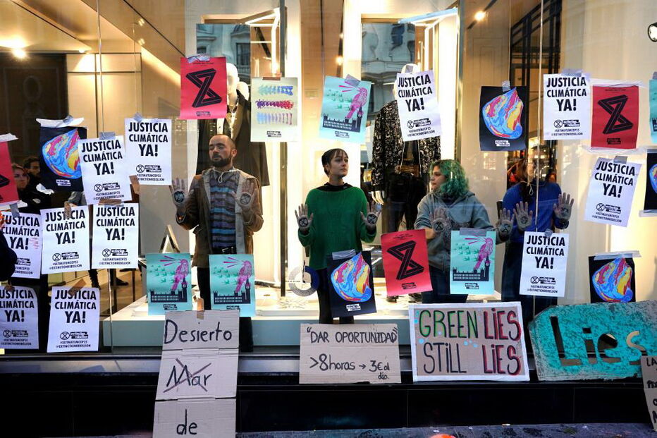 Protestos em Madrid pelo clima