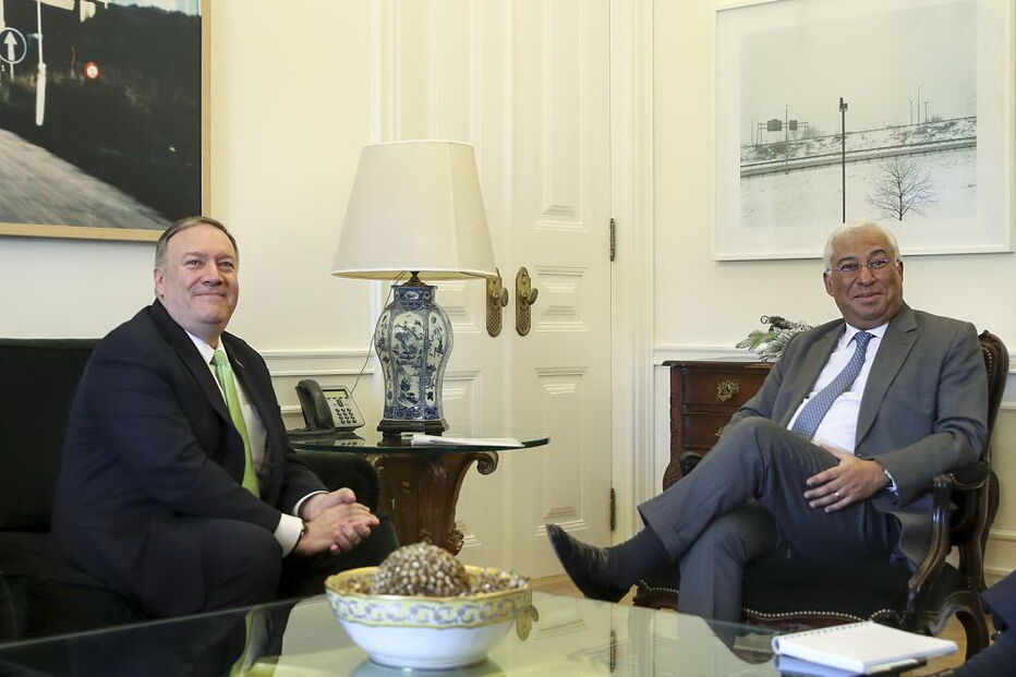 Mike Pompeo e António Costa