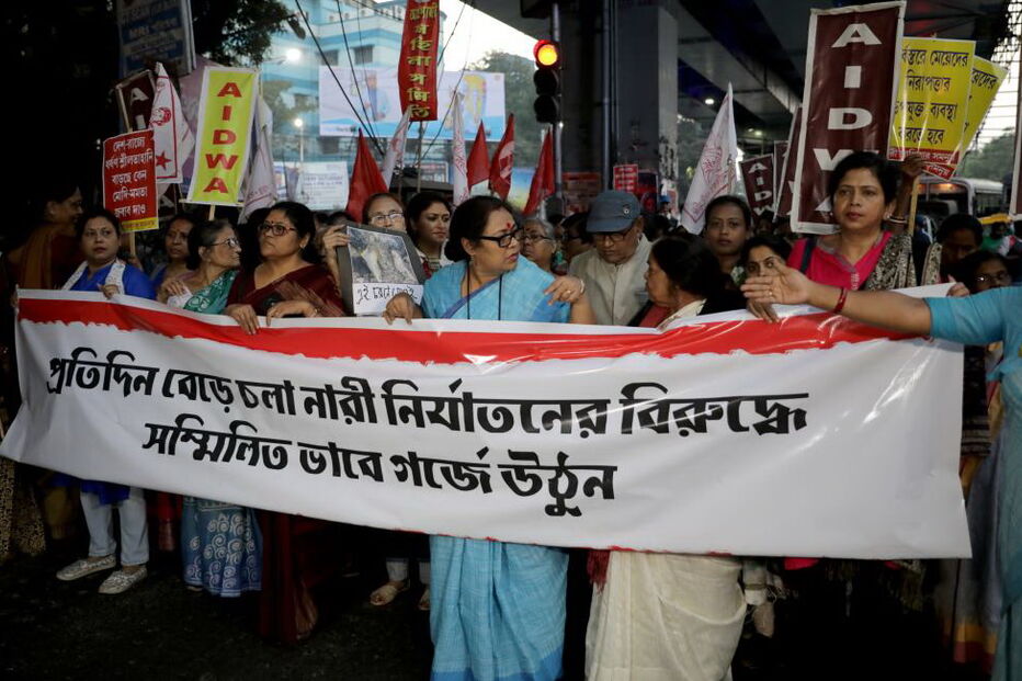 Manifestações na Índia