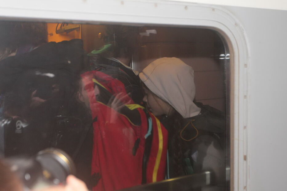 Ativista Greta Thunberg parte de comboio de Lisboa rumo a Madrid