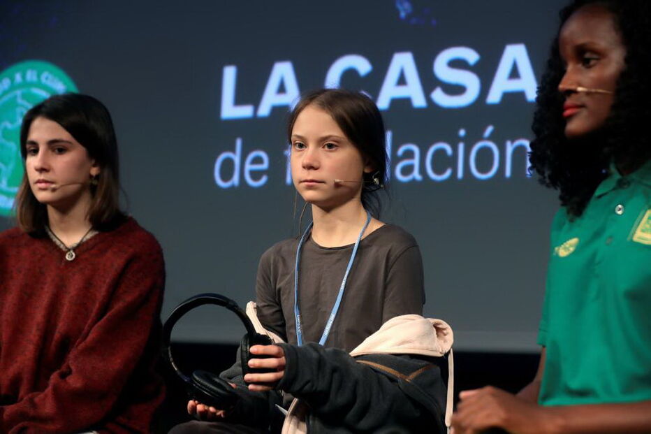Greta Thunberg em Madrid: 