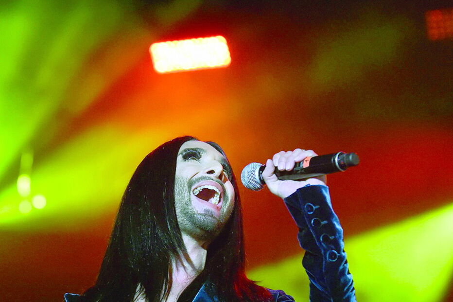 Em 2014, Conchita Wurst  venceu com polémica  