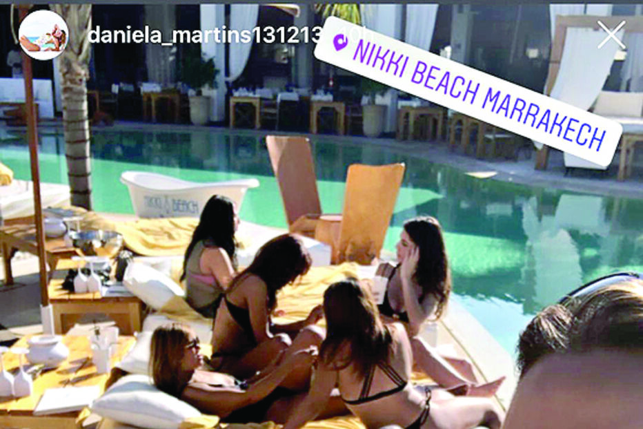 Mulher de Nani faz despedida de solteira em Marrocos