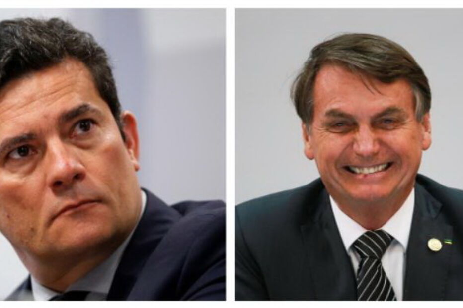 Sérgio Moro e Jair Bolsonaro