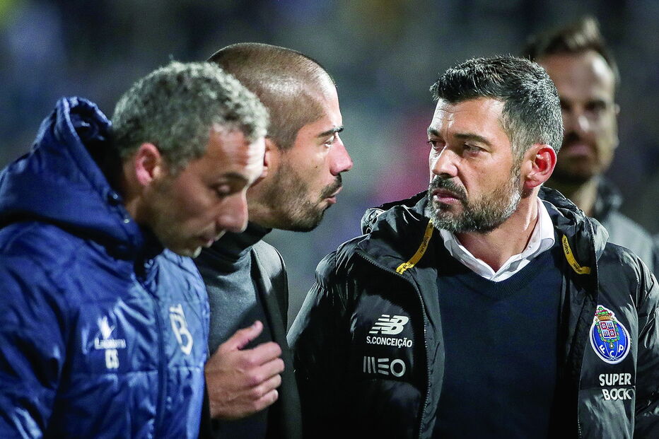 Pedro Ribeiro e Sérgio Conceição ‘pegados’ no Jamor