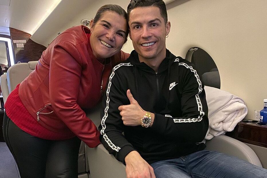 Dolores Aveiro e Cristiano Ronaldo