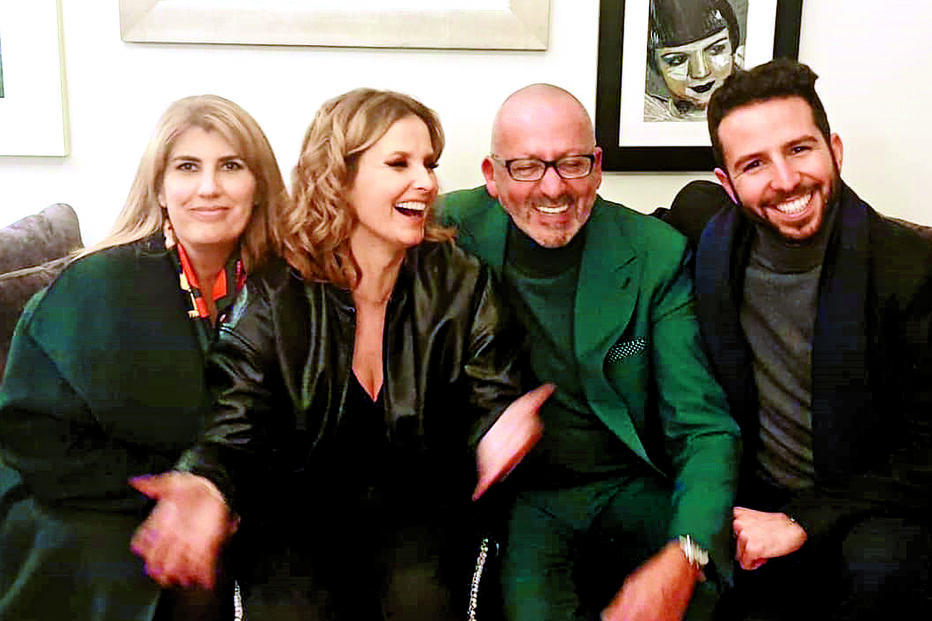 Cristina Ferreira e Manuel Luís Goucha com os amigos Lurdes Guerreiro e Rúben Correia 