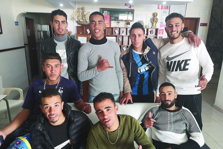 Fotografia tirada por um dos migrantes durante a viagem