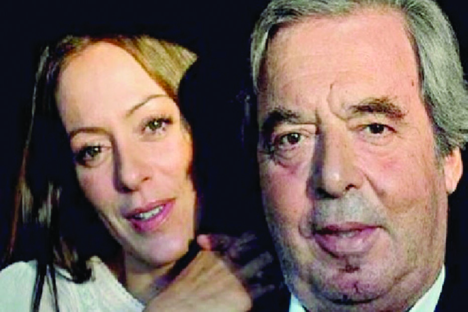 Joana Amaral Dias com o pai