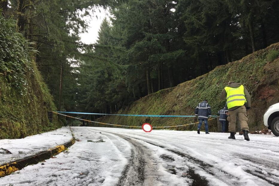 Neve pinta de branco Pico Ruivo na Madeira