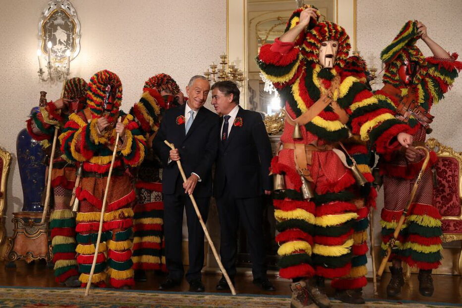 Marcelo Rebelo de Sousa promete celebrar Carnaval com Caretos de Podence