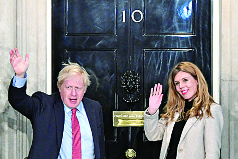 Boris Johnson e Carrie Symonds