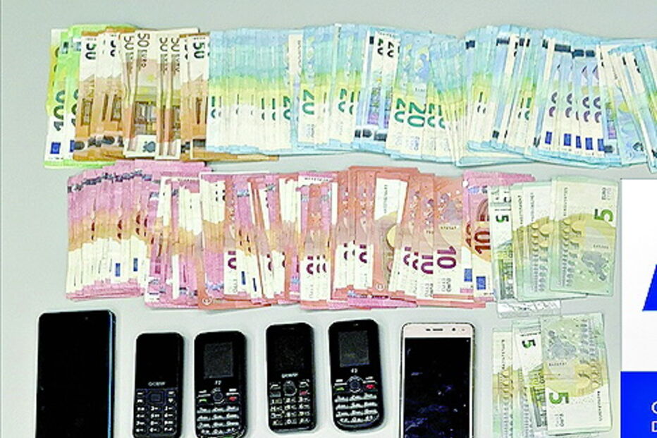 Droga e outros artigos apreendidos   