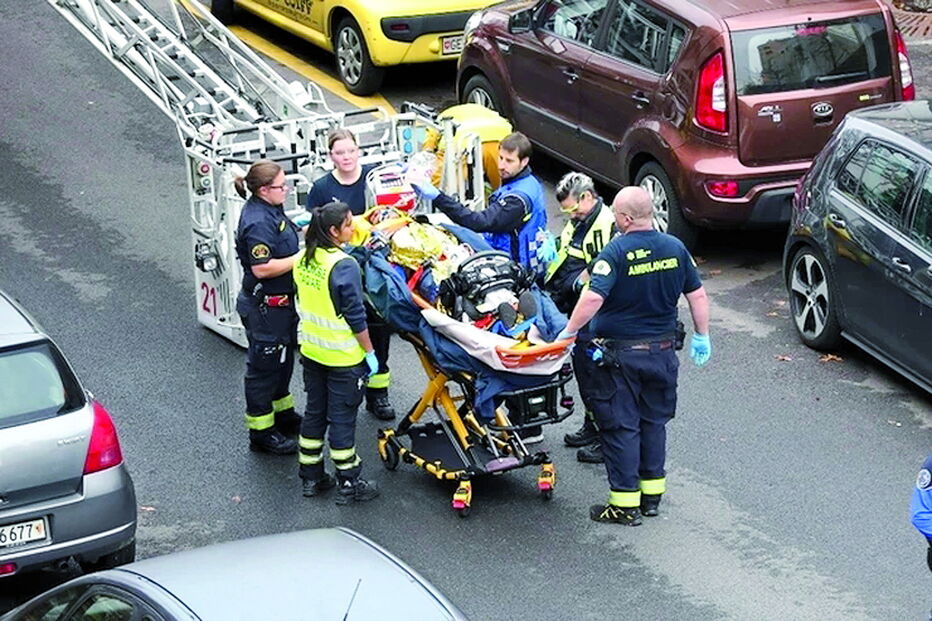 Emigrante foi transportado para o hospital, mas não resistiu