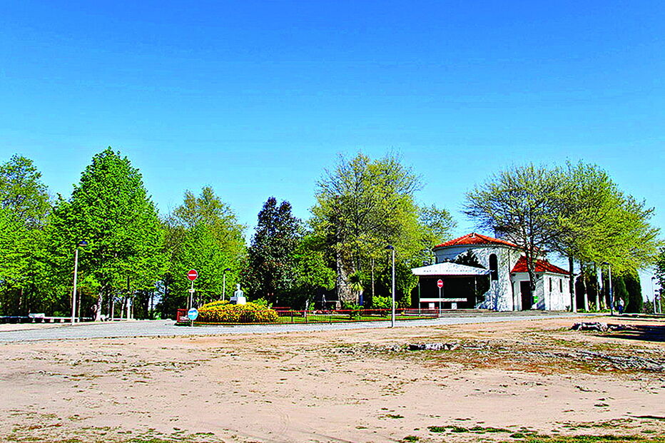 Envolvente do santuário do Monte da Virgem, em Vila Nova de Gaia