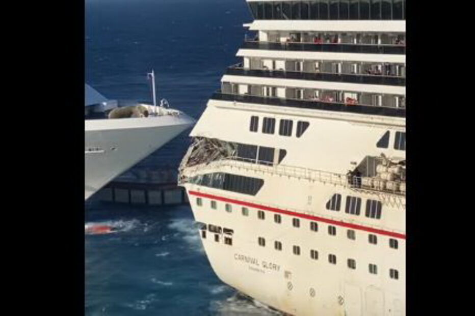 Colisão de dois navios cruzeiro faz pelo menos um ferido no México