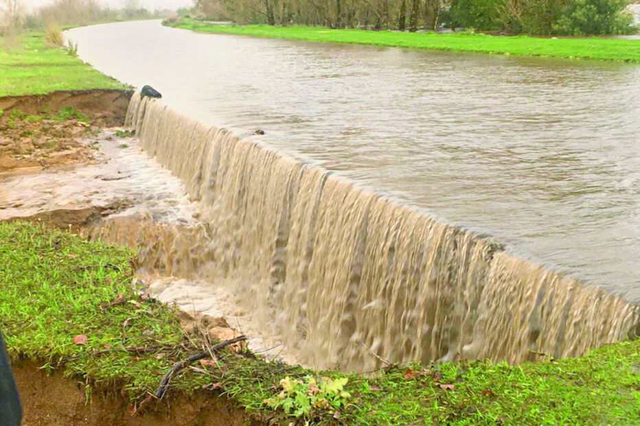 Dique rebentou junto a Formoselha 