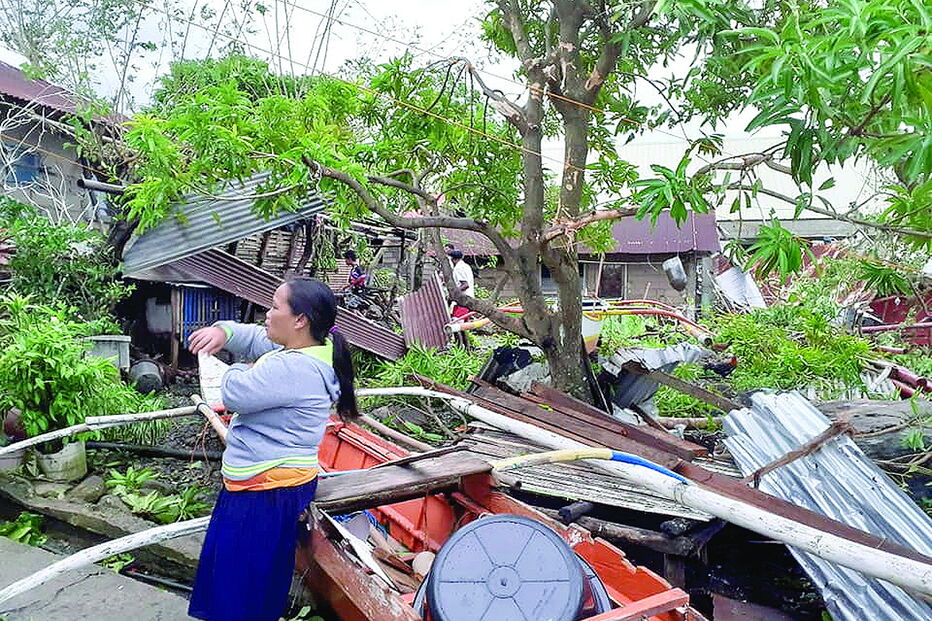 Tufão Phanfone nas Filipinas