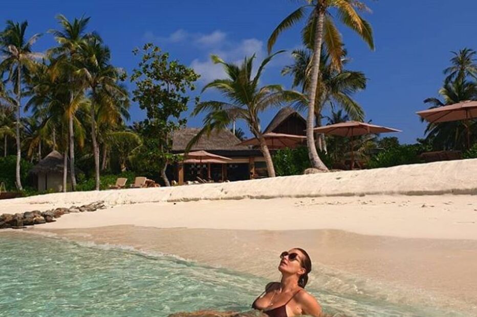 Cristina Ferreira sedutora nas Maldivas