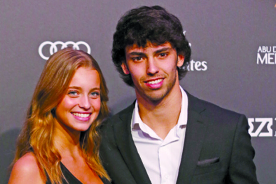 João Félix com Margarida Corceiro 