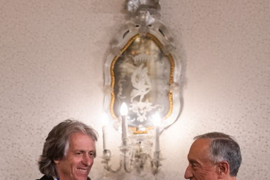 Jorge Jesus condecorado por Marcelo Rebelo de Sousa