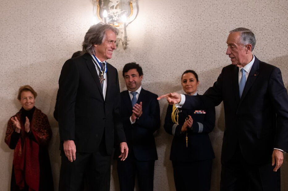 Jorge Jesus condecorado por Marcelo Rebelo de Sousa