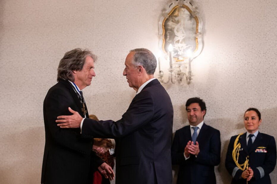 Jorge Jesus condecorado por Marcelo Rebelo de Sousa