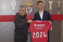 Weigl com Luís Filipe Vieira