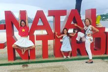 As férias de Sandra Felgueiras no Brasil