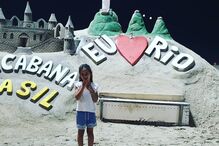 As férias de Sandra Felgueiras no Brasil