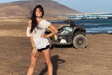 Carolina Carvalho viajou para Cabo Verde