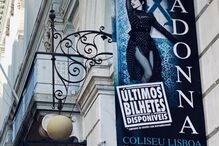 Madonna partilhou imagens em Lisboa 