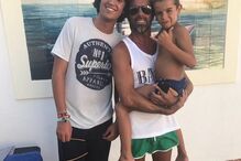 José Pereira e os filhos